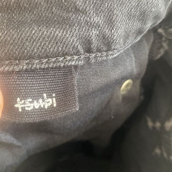Ksubi Krow Black High Logo Skinny Denim Jeans Size 32x32 - Picture 10 of 10
